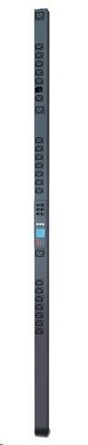 APC Rack PDU 2G, Metered-by-Outlet, ZeroU, 16A, 230V, (21)C13 & (3)C19, IEC-309 16A 2P+N 3m