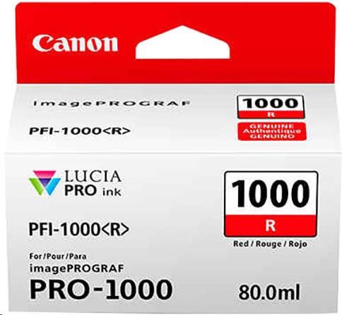 Canon BJ PFI-1000 R (Red Ink Tank) (0554C001)