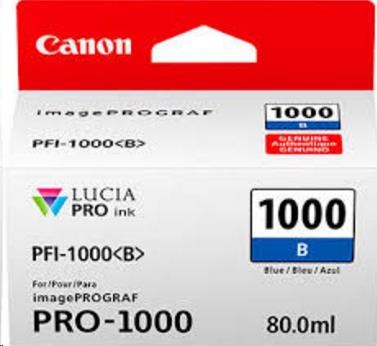 Canon BJ PFI-1000 B (Blue Ink Tank) (0555C001)