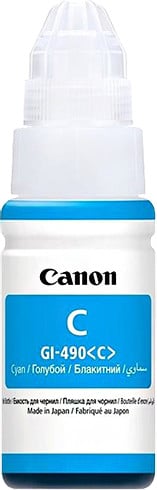 Canon BJ INK GI-490 C (Cyan Ink Bottle) (0664C001)