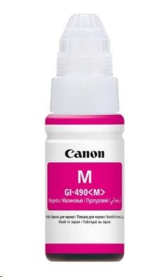 Canon BJ INK GI-490 M (Magenta Ink Bottle) (0665C001)