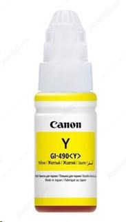 Canon BJ INK GI-490 Y (Yellow Ink Bottle) (0666C001)