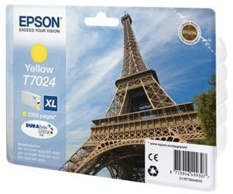 EPSON Ink bar WorkForce-4000/4500 - Yellow XL - 2000str. (21,3 ml) (C13T70244010)