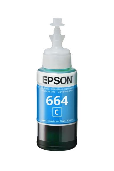 EPSON ink bar T6642 Cyan ink container 70ml pro L100/L200/L550/L1300/L355/365 (C13T66424A)