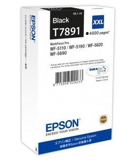 EPSON Ink čer WorkForce-5xxx Series Ink Cartridge XXL Black (65,1 ml) (C13T789140)