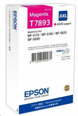 EPSON Ink bar WorkForce-5xxx Series Ink Cartridge XXL Magenta (34,2 ml) (C13T789340)