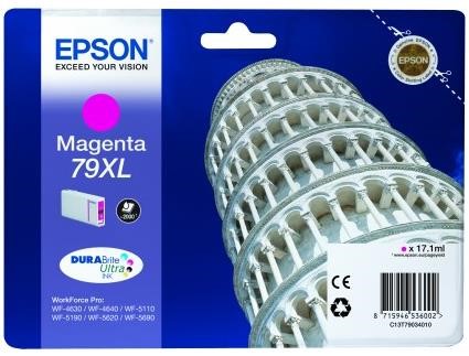 EPSON Ink bar WorkForce-5xxx Series Ink Cartridge 79 XL Magenta (17,1 ml) (C13T79034010)