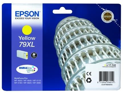 EPSON Ink bar WorkForce-5xxx Series Ink Cartridge 79 XL Yellow (17,1 ml) (C13T79044010)