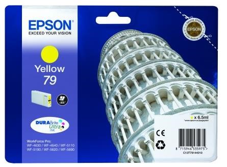 EPSON Ink bar WorkForce-5xxx Series Ink Cartridge 79 Yellow (6,5 ml) (C13T79144010)