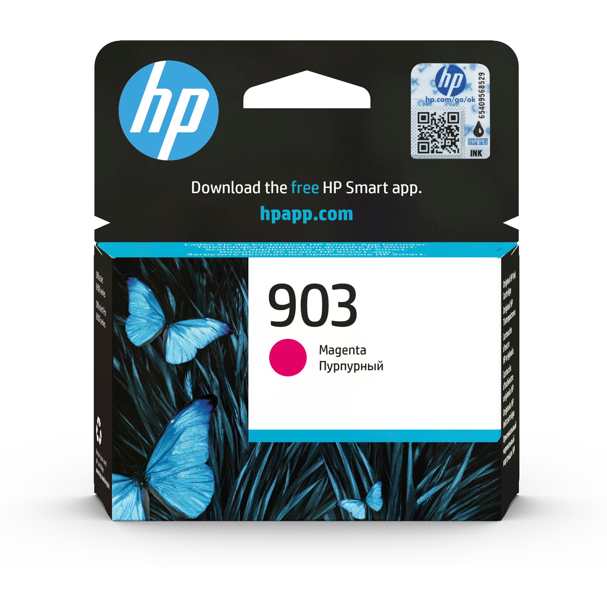 HP 903 Magenta Original Ink Cartridge (T6L91AE#BGY)