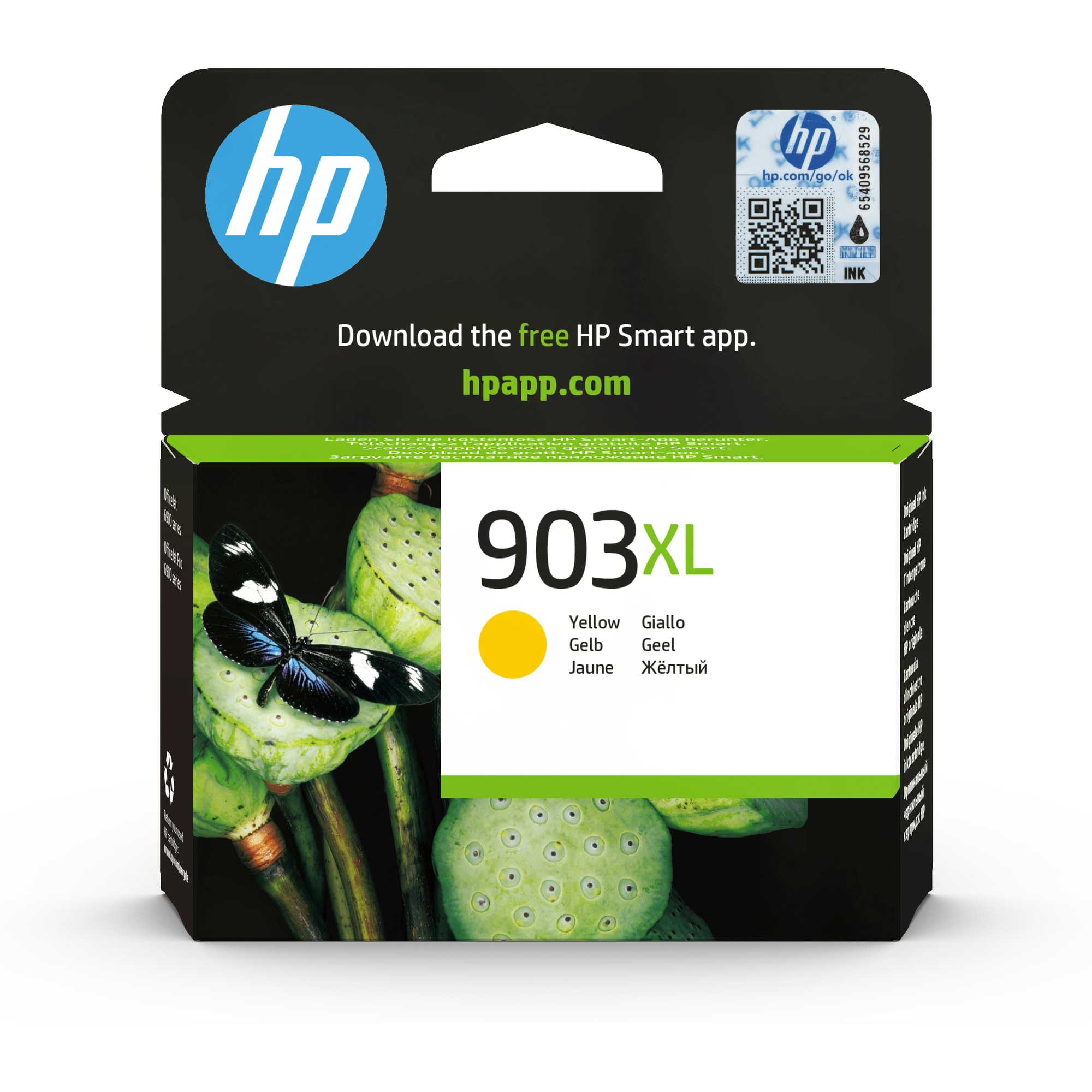 HP 903XL High Yield Yellow Original Ink Cartridge (T6M11AE#BGY)