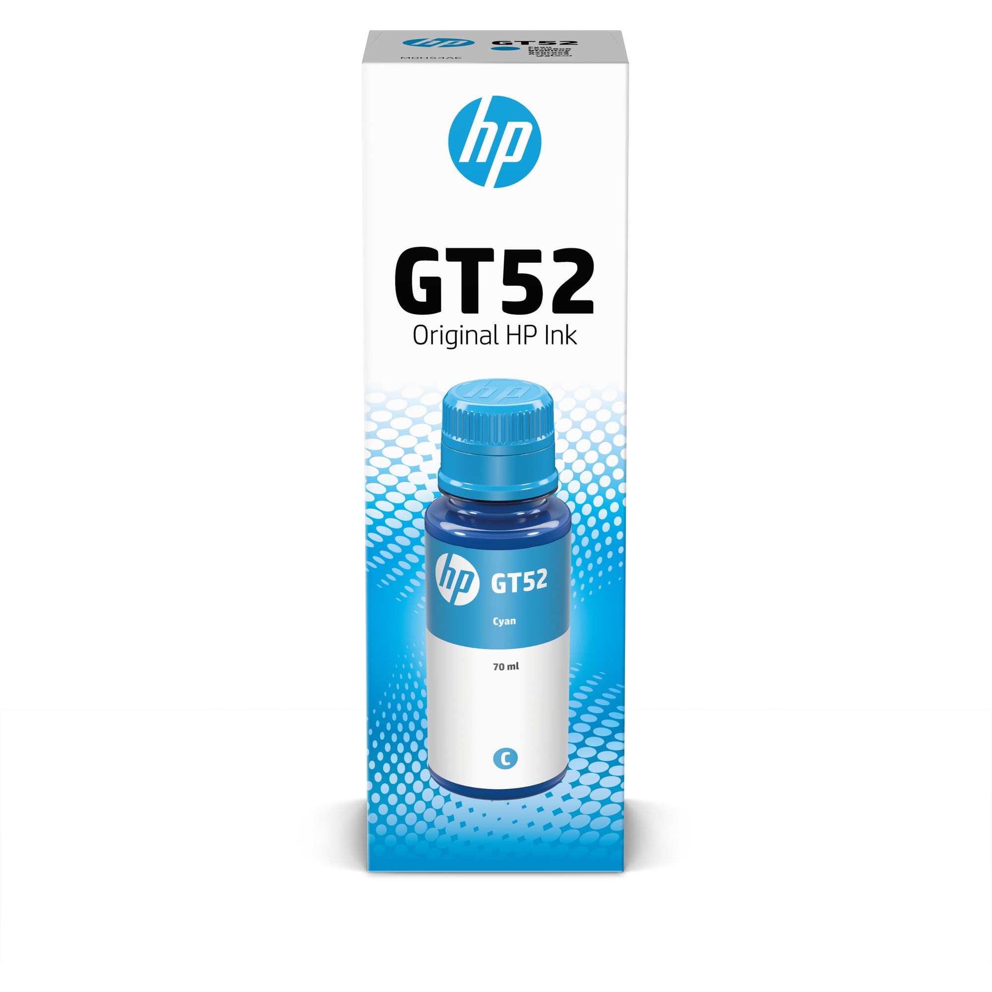 HP GT52 Cyan Original Ink Bottle (M0H54AE)