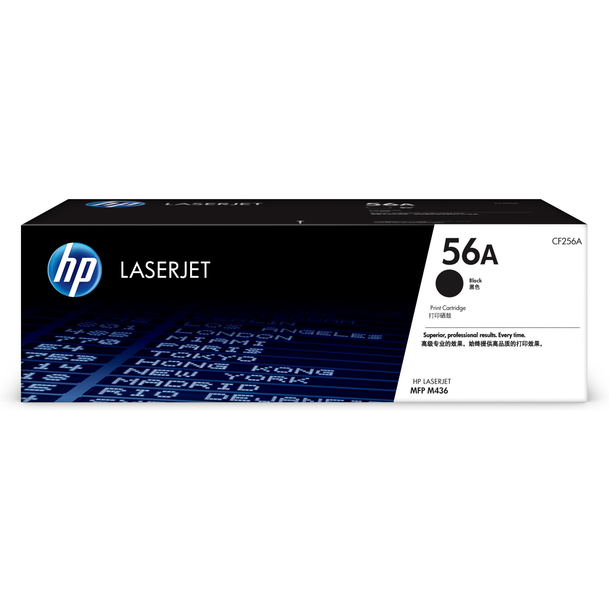 HP 56A Black LaserJet Toner Cartridge (CF256A)