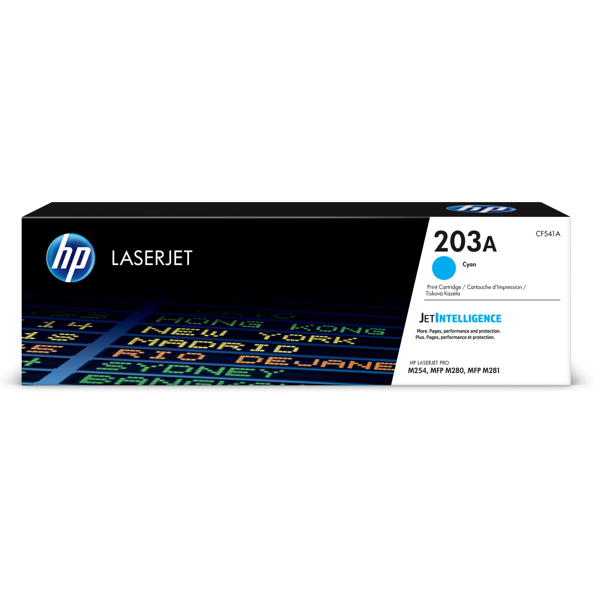 HP 203A Cyan Original LaserJet Toner Cartridge (CF541A)