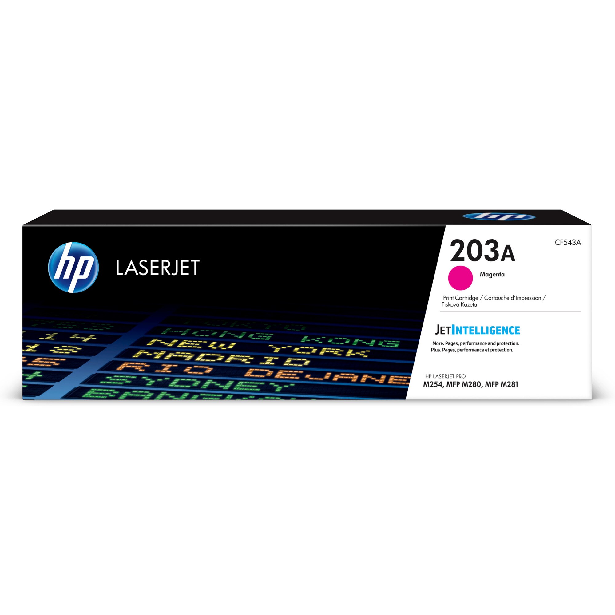 HP 203A Magenta Original LaserJet Toner Cartridge (CF543A)