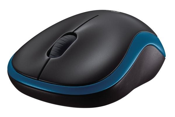 Logitech myš bezdrátová Wireless Mouse M185 Blue, modrá (910-002239)