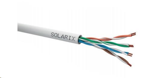 Instalační kabel Solarix UTP, Cat5E, licna, PVC, box 305m SXKL-5E-UTP-PVC-GY 27800302