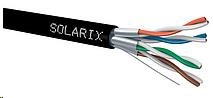 Instalační kabel Solarix STP, Cat6A, drát, PE, cívka 500m SXKD-6A-STP-PE 26000040