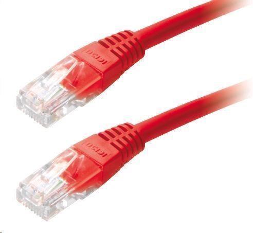 XtendLan PK_6UTP0025red Patch, Cat 6, UTP, 0,25m, červený