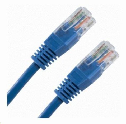 XtendLan PK_6UTP010blue Patch, Cat 6, UTP, 1m, modrý