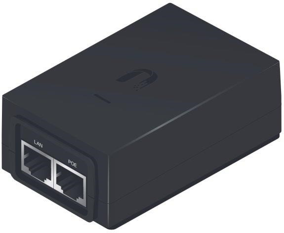 UBNT POE-48-24W-G [Gigabit PoE adaptér, 48V/0,5A (24W), vč. napájecího kabelu]