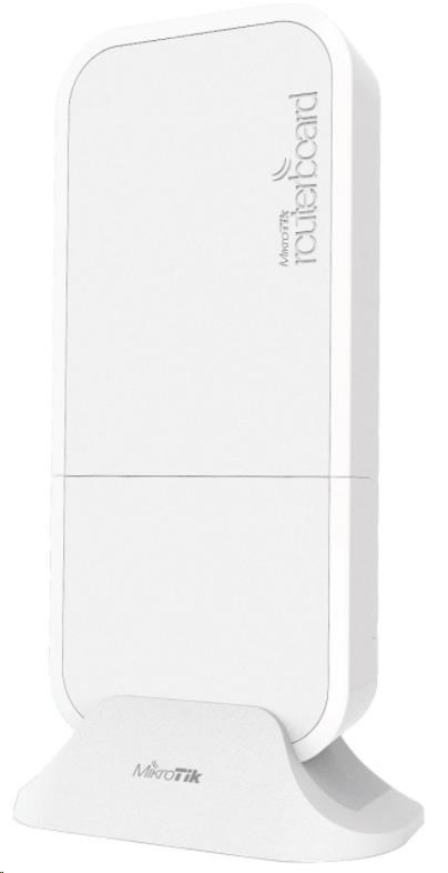 MikroTik wAP R (RBwAPR-2nD), 650MHz CPU, 64MB RAM, 1x LAN, 2.4GHz Wi-Fi, 2x2MIMO, 2dBi, vč. L4