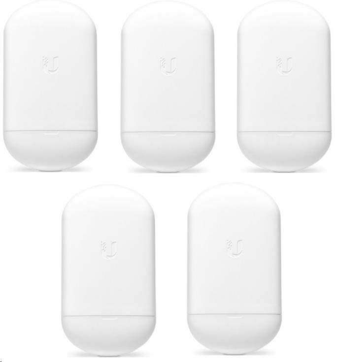 UBNT airMAX NanoStation 5AC Loco (NS-5ACL-5) 5-PACK, bez PoE [5GHz, 2x2MIMO, anténa 13dBi, Client/AP/Repeater, 802.11ac]