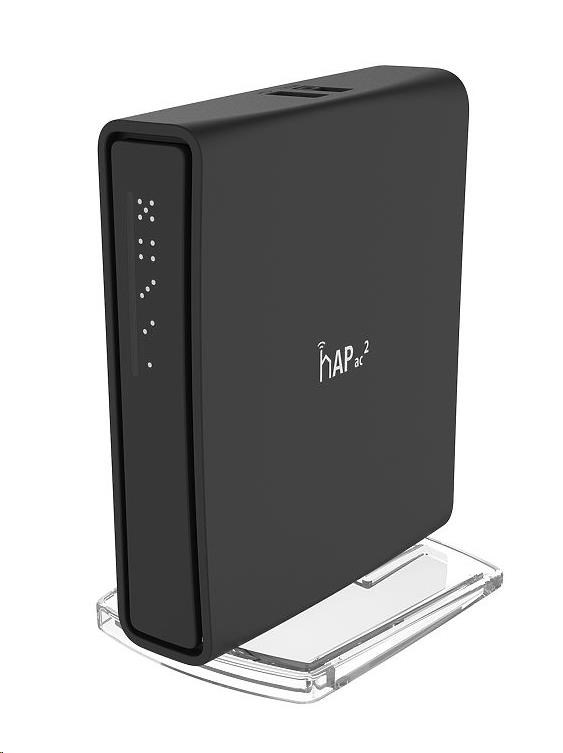 MikroTik hAP ac2 (RBD52G-5HacD2HnD-TC), 720MHz CPU, 128MB RAM, 5x LAN, 2.4+5GHz,Wi-Fi 802.11b/g/n/ac, vč. L4