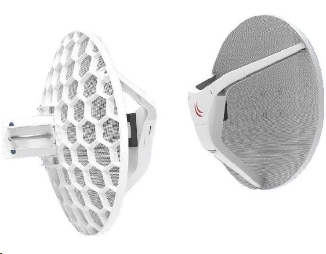 MikroTik Wireless Wire Dish (LHGG-60ad), 1Gbps full-duplex, 802.11ad, 60GHz,  již spárováno=bez nutnosti konfigurace