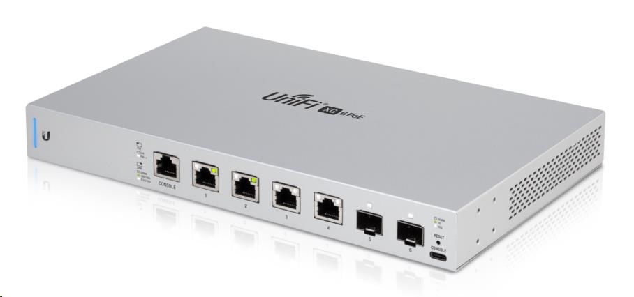 UBNT US-XG-6POE UniFi Switch, 10 Gigabit 6-port 802.3bt US-XG-6POE-EU