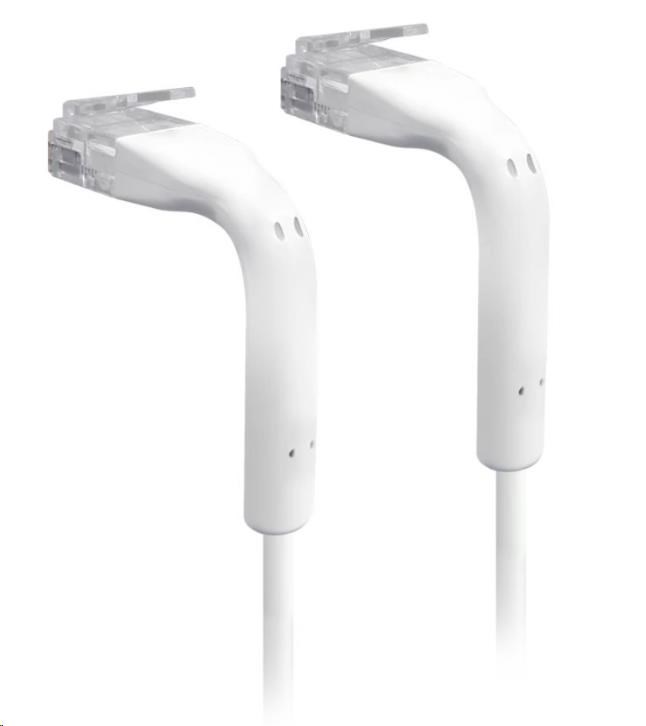 UBNT UniFi Ethernet Patch Kabel [0,3m, Cat6, UTP, licna, bílý] U-Cable-PATCH-0.3M-RJ45