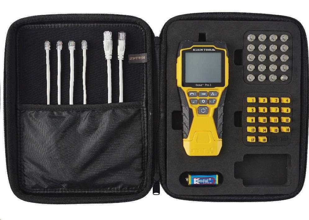 Klein Tools VDV Scout Pro 3 Tester Kit Locator PoE VDV501-852