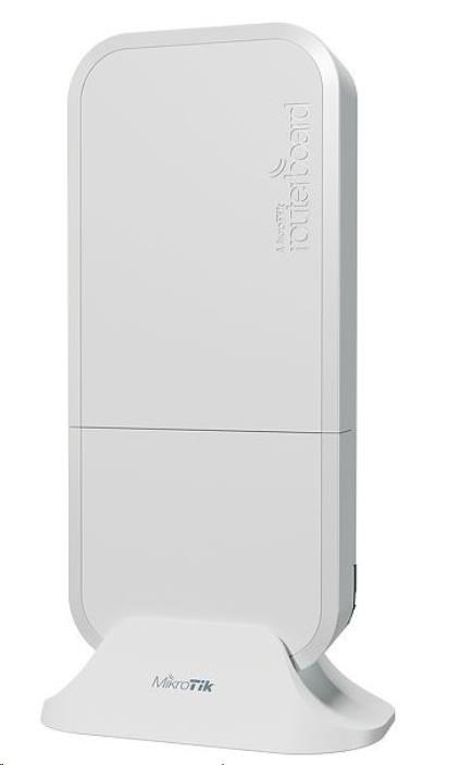 MikroTik wAP ac, white, nová revize 716GHz CPU, 128MB RAM, 2x LAN, integr. 2.4+5GHz Wi-Fi, MIMO, 2,5dBi anténa, vč. L4 RBwAPG-5HacD2HnD