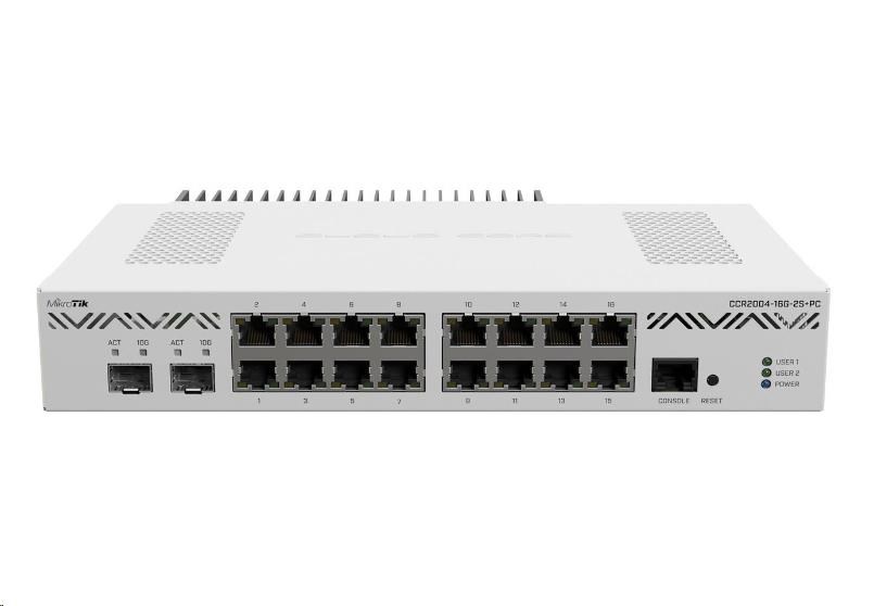 MikroTik Cloud Core Router, CCR2004-16G-2S+PC CCR2004-16G-2S+PC