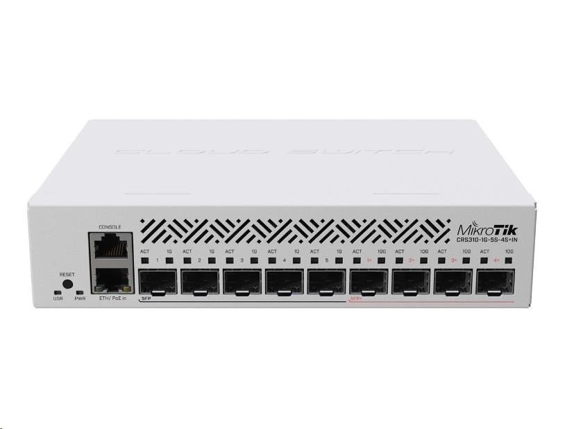 MikroTik Cloud Router Switch CRS310-1G-5S-4S+IN CRS310-1G-5S-4S+IN