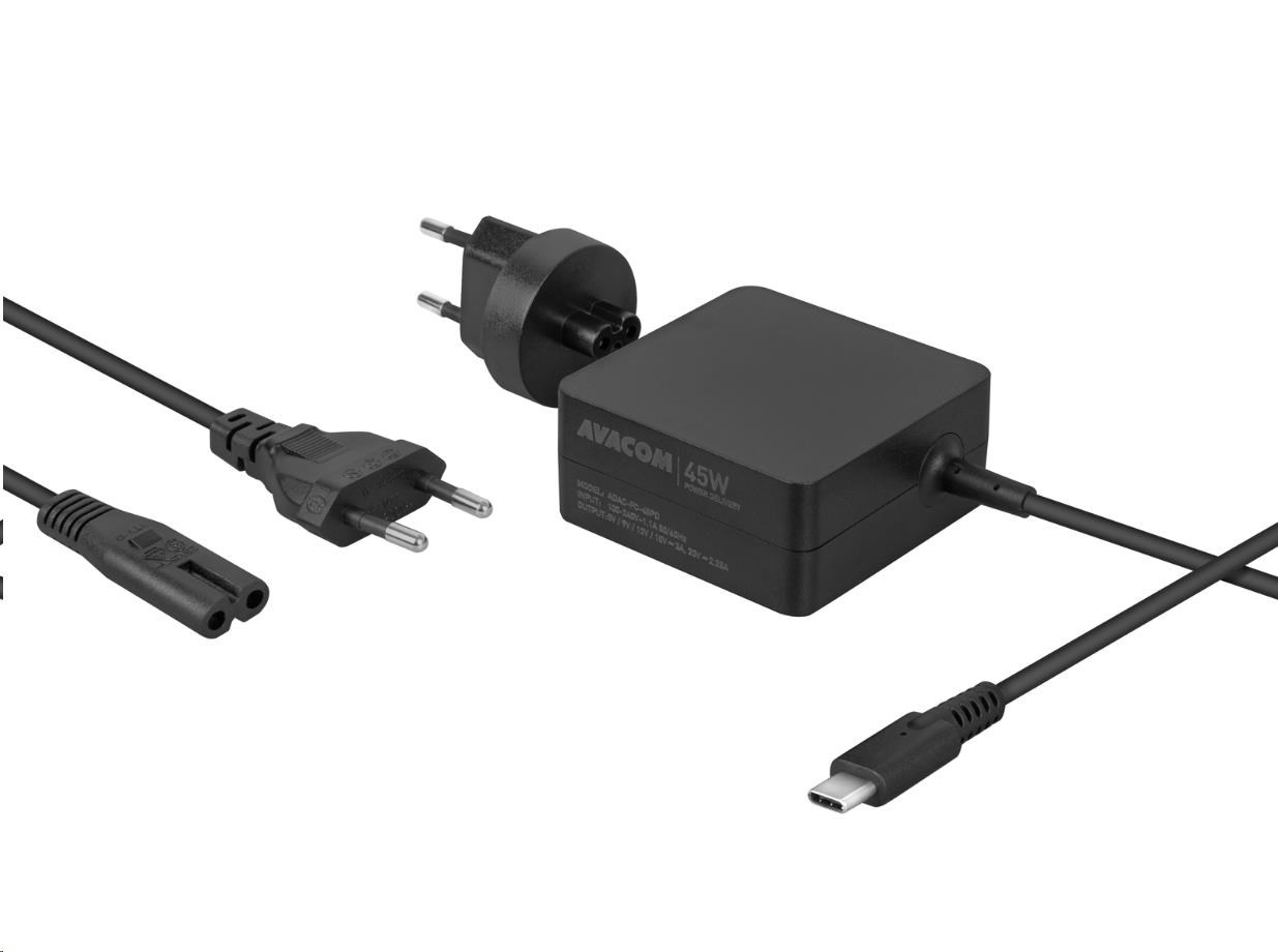 AVACOM Nabíjecí adaptér USB Type-C 90W Power Delivery ADAC-FC-90PD