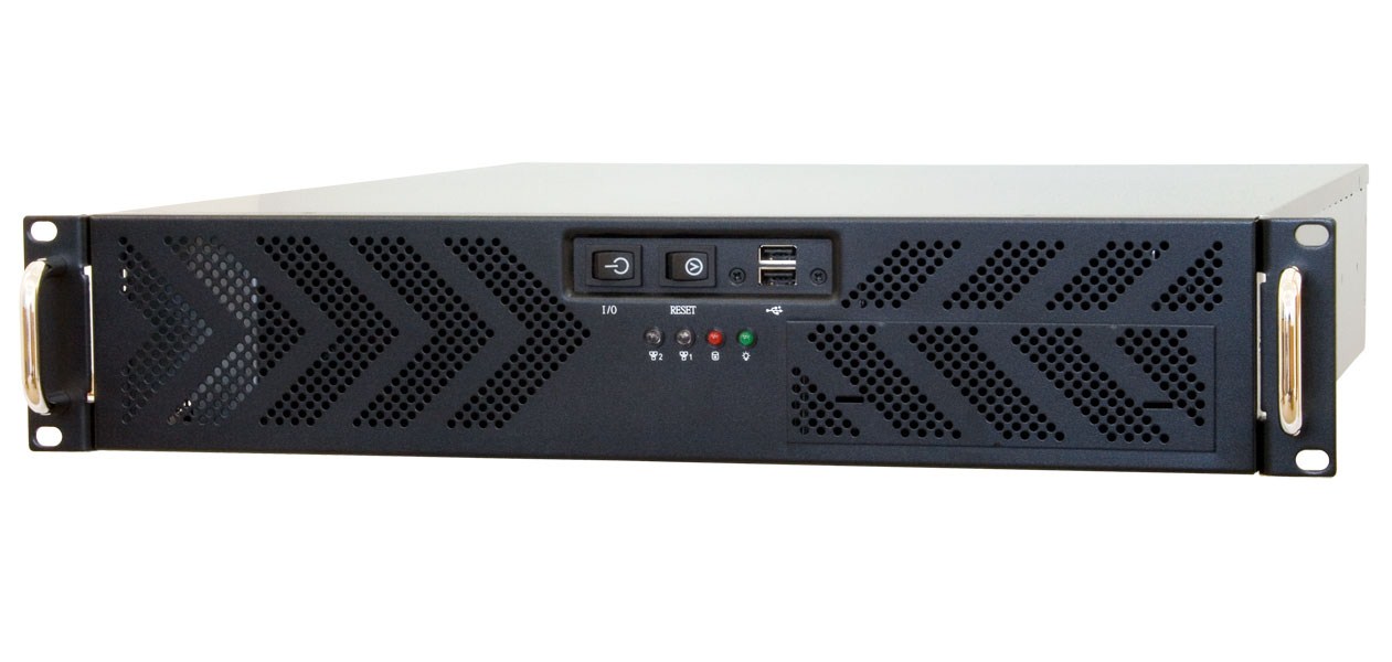 CHIEFTEC skříň Rackmount 2U ATX, UNC-210T-B-U3, 400W, Black, USB 3.0