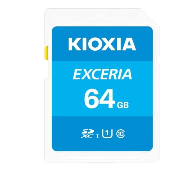 KIOXIA Exceria SD card 64GB N203, UHS-I U1 Class 10 LNEX1L064GG4