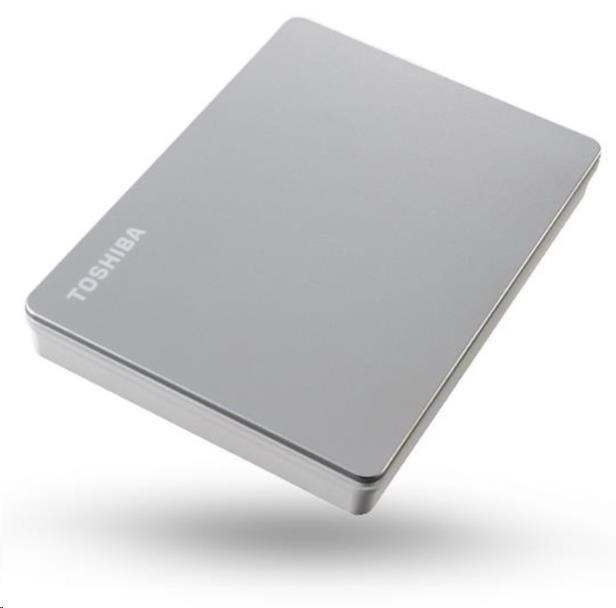 TOSHIBA Externí HDD CANVIO FLEX 2TB, USB 3.2 Gen 1, stříbrná / silver HDTX120ESCAA