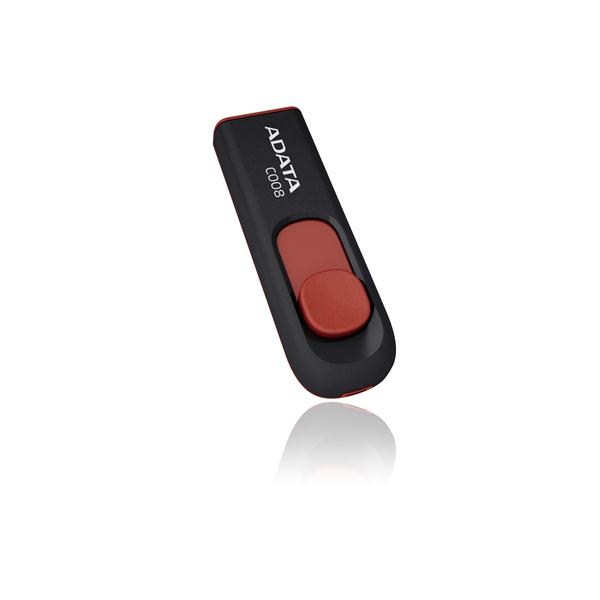 ADATA Flash Disk 16GB USB 2.0 Classic C008, černý (AC008-16G-RKD)