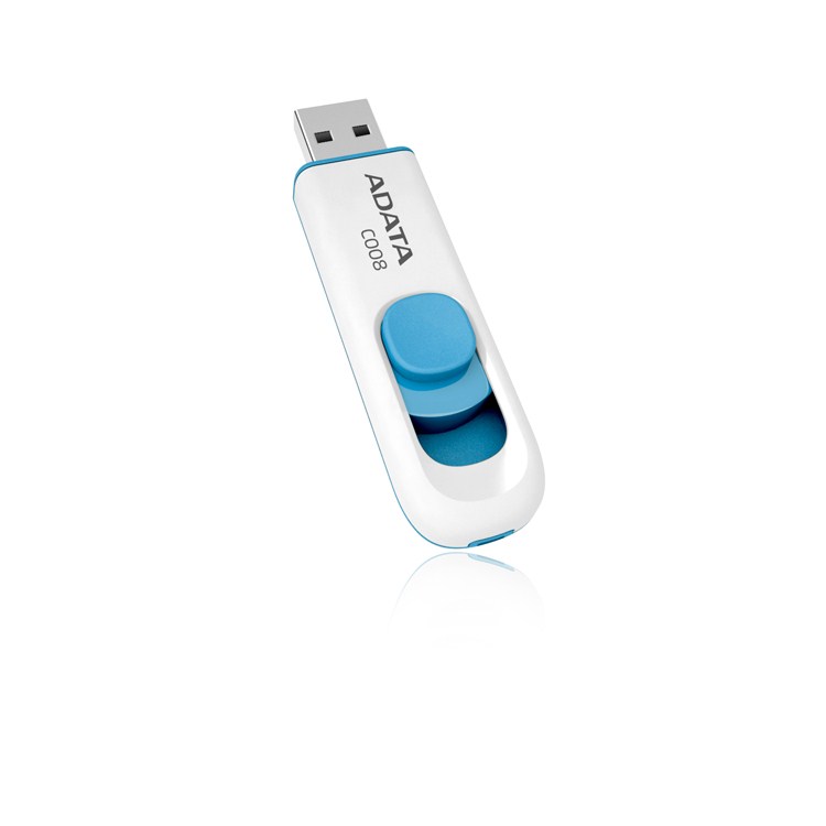 ADATA Flash Disk 16GB USB 2.0 Classic C008, bílý (AC008-16G-RWE)