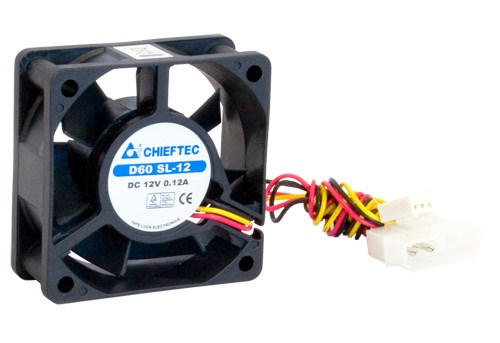 CHIEFTEC větrák AF-0625S, 60x60x25 mm Sleeve Fan, with 3/4pin connector