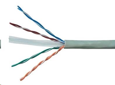 Planet KAB-SLD-UTP6-GR UTP, Cat6, drát, PVC, 305m