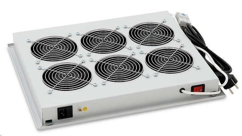 TRITON Ventilační jednotka horní (spodní), 6 ventilátorů-230V/90W, termostat, šedá (RAC-CH-X05-X3)