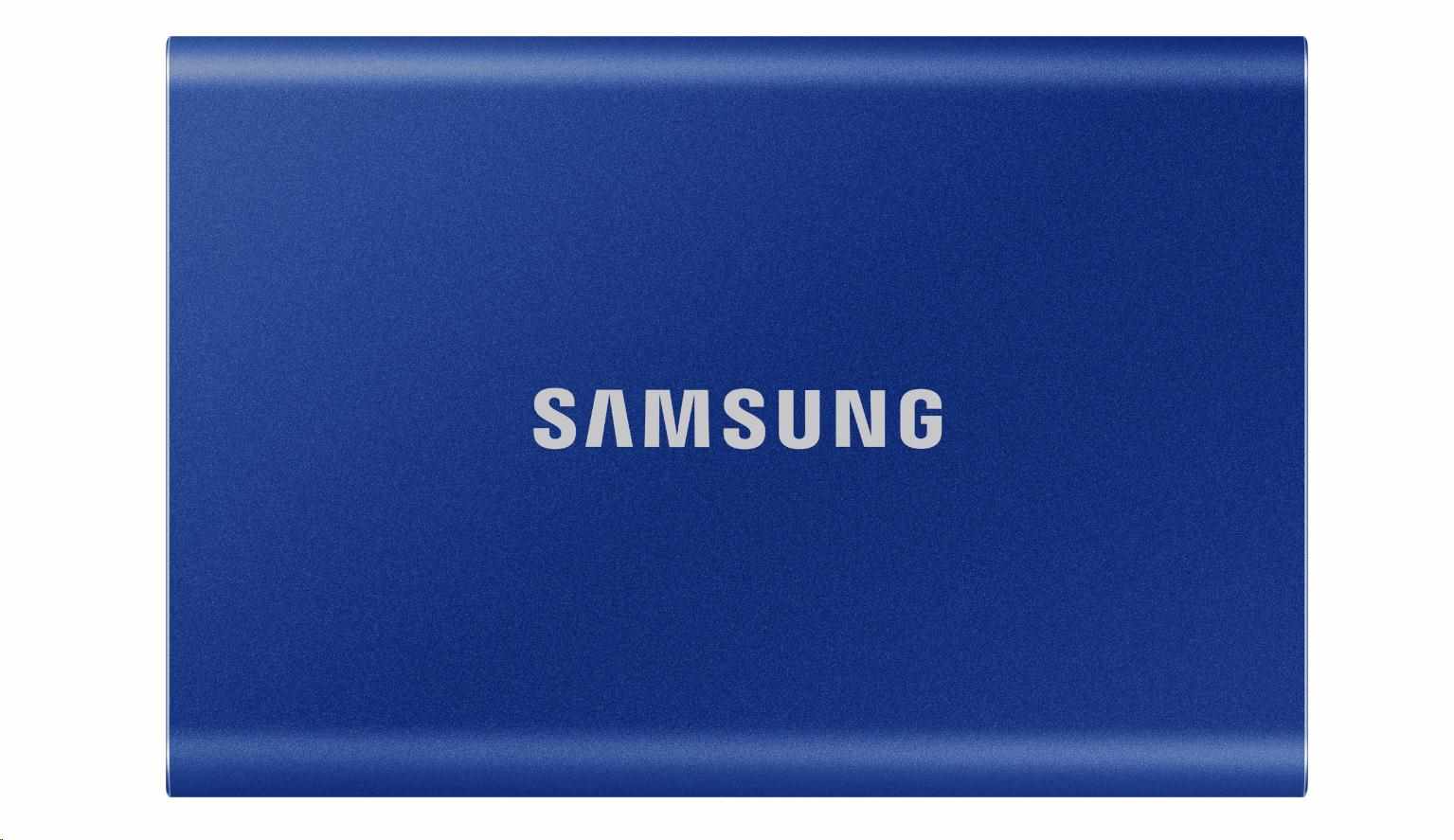 Samsung Externí SSD disk T7 - 2TB - modrý MU-PC2T0H/WW