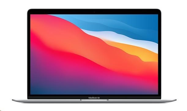 APPLE MacBook Air 13'',M1 chip with 8-core CPU and 7-core GPU, 256GB,8GB RAM - Silver mgn93cz/a