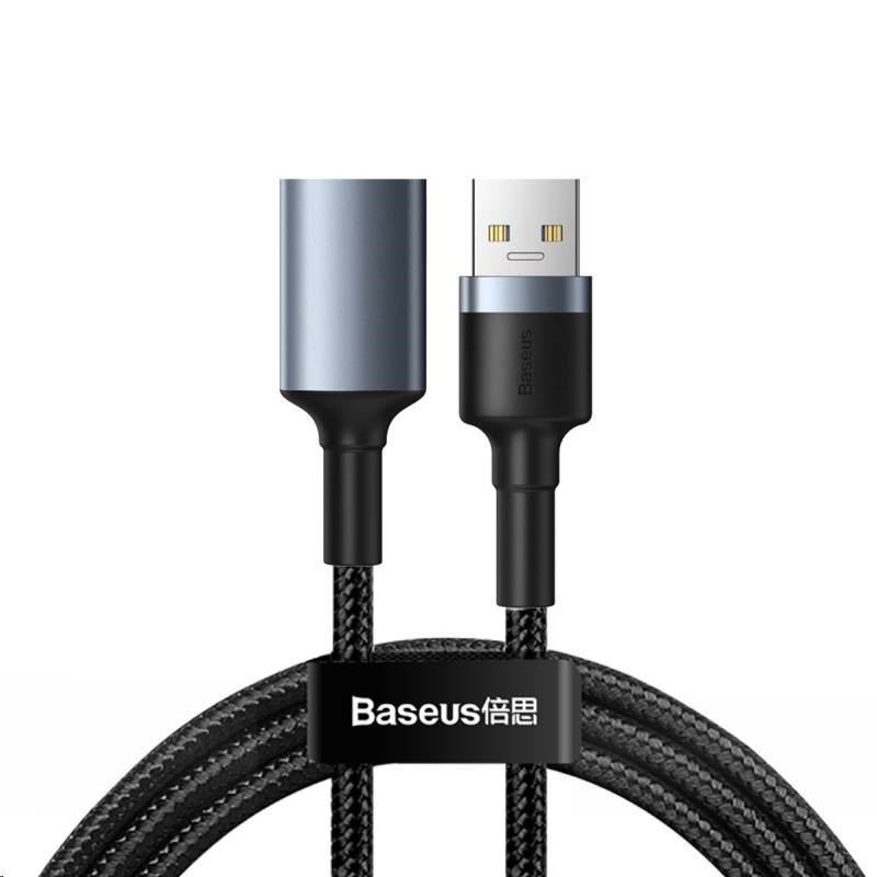 Baseus Cafule nabíjecí / datový kabel USB3.0 samec na USB3.0 samice 2A 1m, šedá CADKLF-B0G