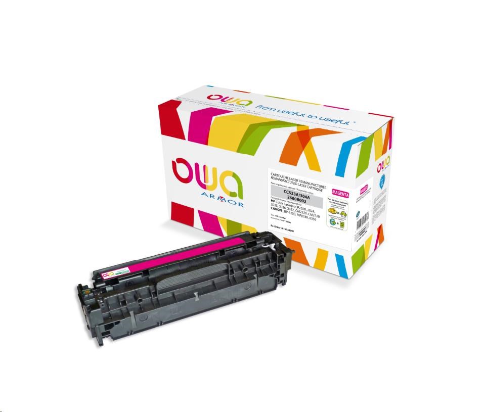 OWA Armor toner magenta 2800 stran CANON (CRG-718M) / HP (CC533A)