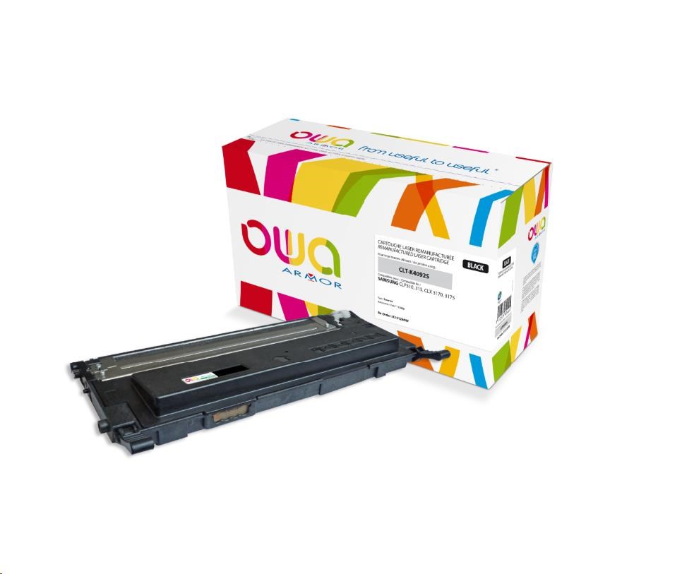 OWA Armor toner pro SAMSUNGCLP 310, 315, 1500 Stran, CLTK4092S, černá (K15128OW)