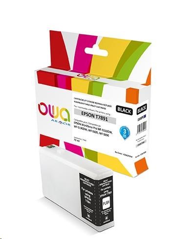 OWA Armor cartridge pro EPSON REMAN. T7891, 73ml, T789140, černá/black K20629OW